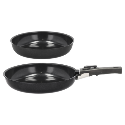 Stegepandesæt aftagel. håndtag Stegepandesæt aftagel. håndtag