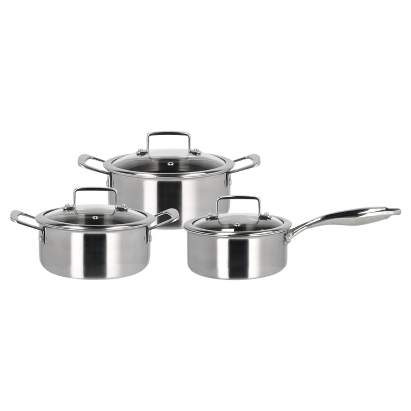 Hybrid 3ply Grydes&aelig;t m/l&aring;g 6 dele