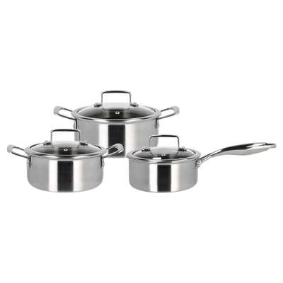 Hybrid 3ply Grydes&aelig;t m/l&aring;g 6 dele