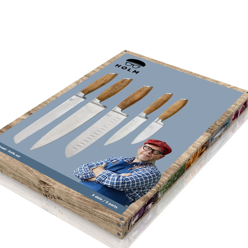 Knivs&aelig;t 5 dele