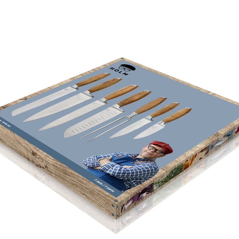 Knivsæt 7 dele