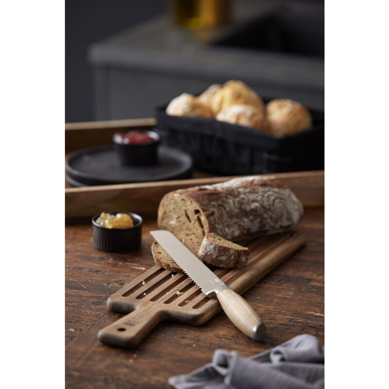 Skærebræt med brødkniv Skærebræt med brødkniv