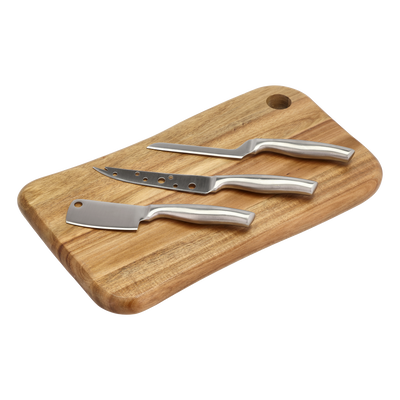 Ostebræt med 3 knive