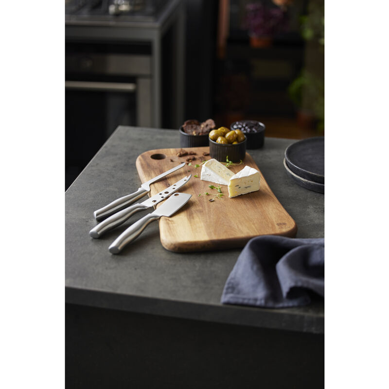 Ostebræt med 3 knive Ostebræt med 3 knive