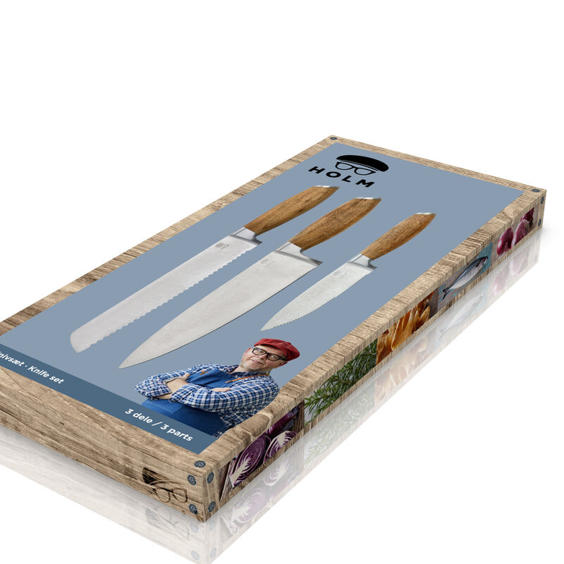 Knivs&aelig;t 3 dele