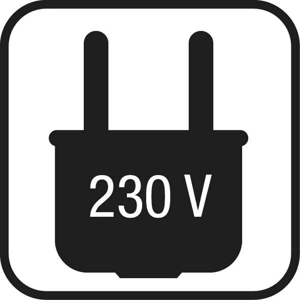 Til ledningsnettet 230 V Til ledningsnettet 230 V